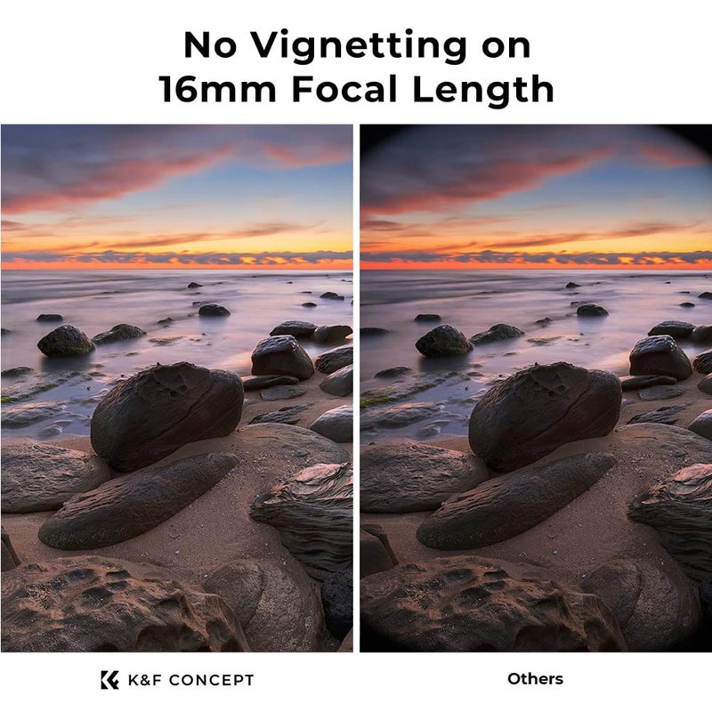 K&F CONCEPT 82mm Variable ND2-ND400 ND Lens Filter (1-9 Stops) for Camera Lens, Adjustable Neutral Density Filter with Microfiber Cleaning Cloth (B-Series) - Image 5